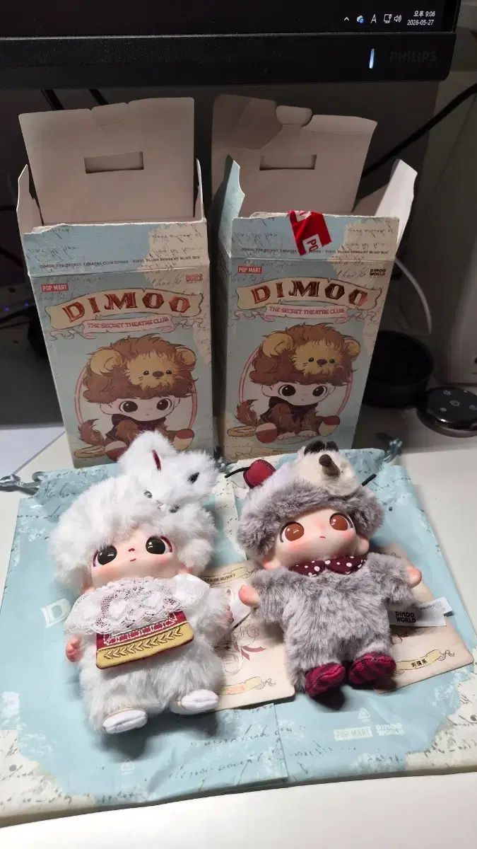 POP MART（ポップマート）DIMOO（ディムー）秘密の劇団 ぬいぐるみ （うさぎ ハリネズミ）キーホルダー まとめ