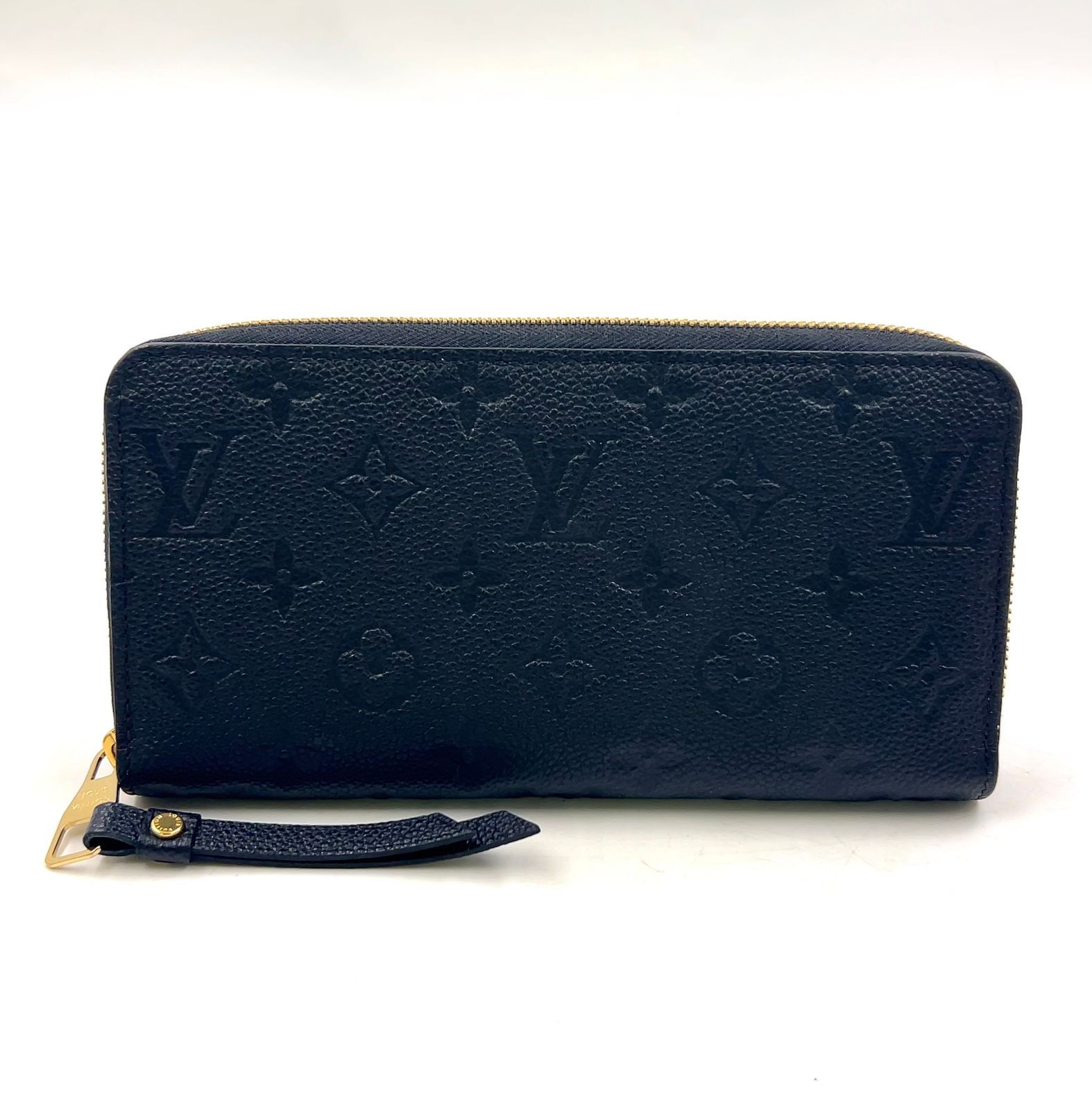 【新着】LOUIS VUITTON ジッピーウォレット モノグラムアンプラント ノワール RFID対応 レザー ブラック ラウンドファスナー長財布 ゴールド M61864