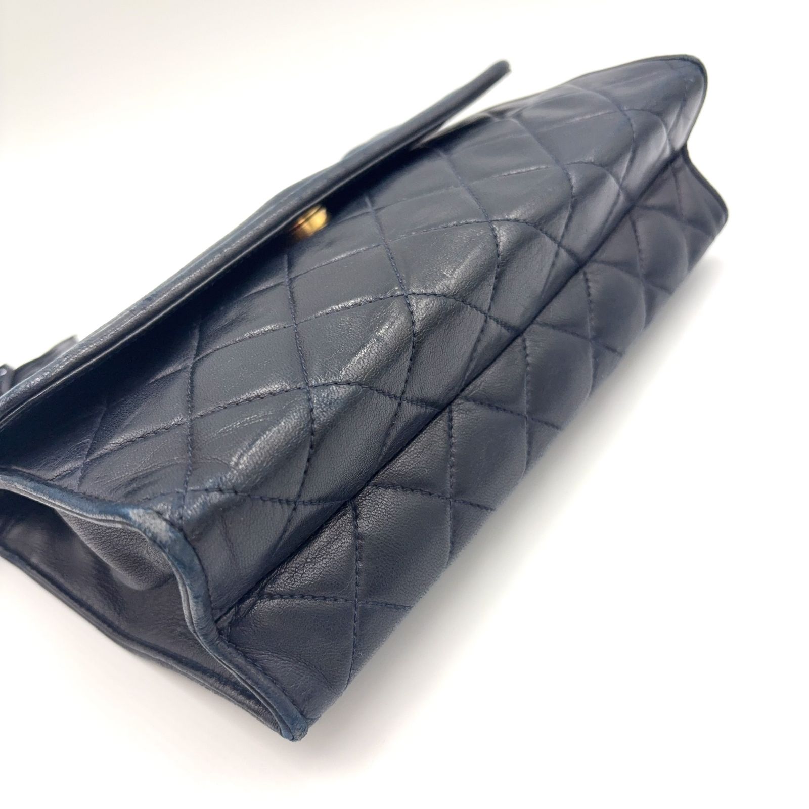 新着】CHANEL マトラッセ フリンジ シリアル番号1番台 ラムスキン 