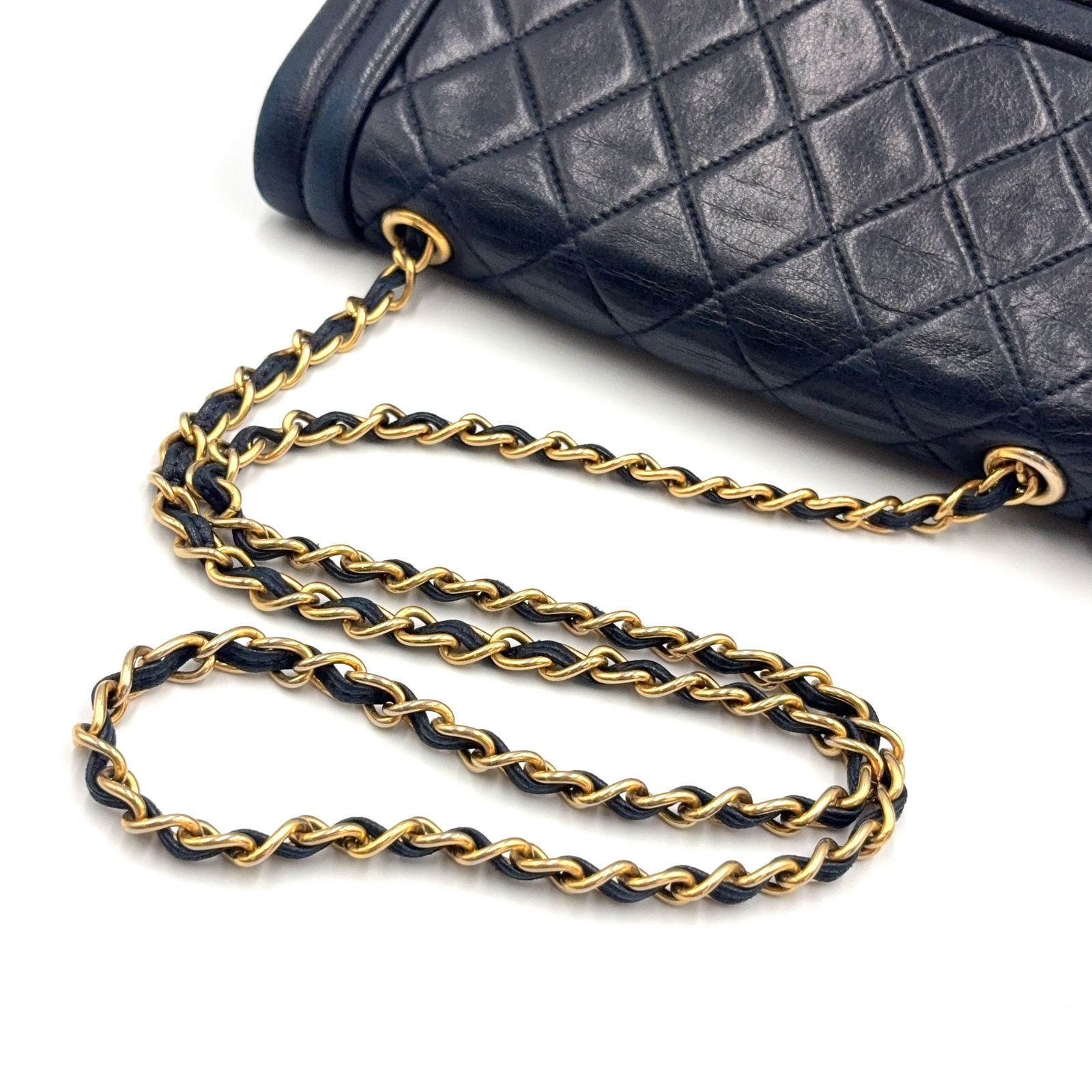新着】CHANEL マトラッセ フリンジ シリアル番号1番台 ラムスキン 