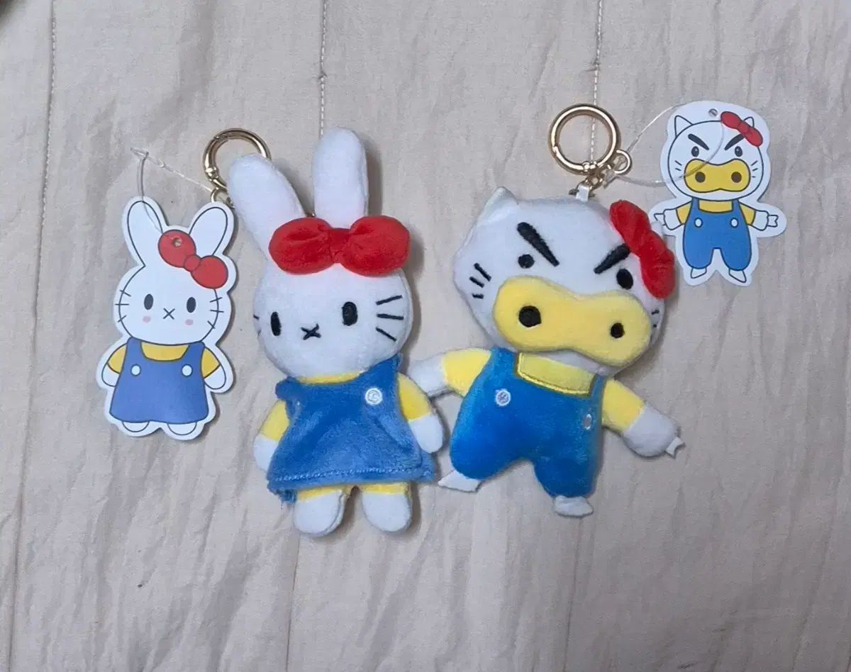 ぬいぐるみ ミッフィー ハローキティ マスコット キーホルダー 