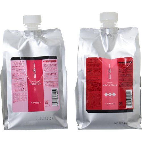 ルベル イオ クレンジング リラックスメント 1000mL & クリーム メルトリペア 1000mL 詰替え セット