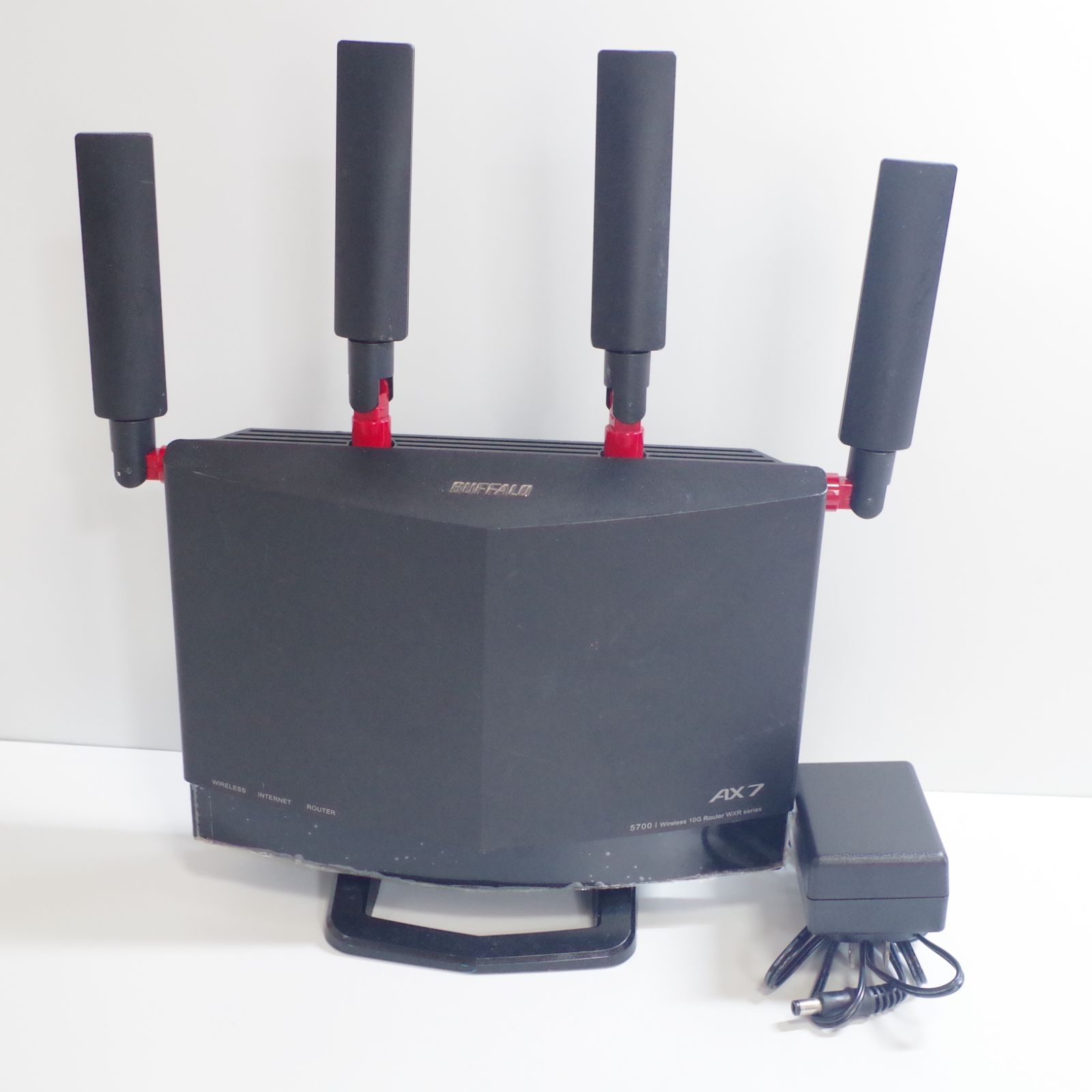 BUFFALO wi-fiルーター（無線LAN親機　中古品 BUFFALO WXR-5700AX7S-D Wi-Fi6ルーター 中古 A6660 - メルカリ