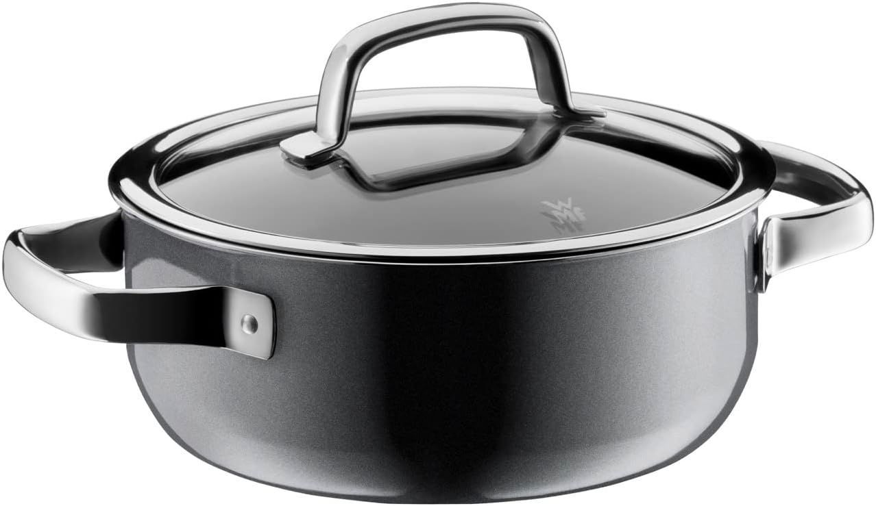 ヴェーエムエフ WMF フュージョンテック ミネラルプロ ローキャセロール20cm BL(ブラック) W0518625290