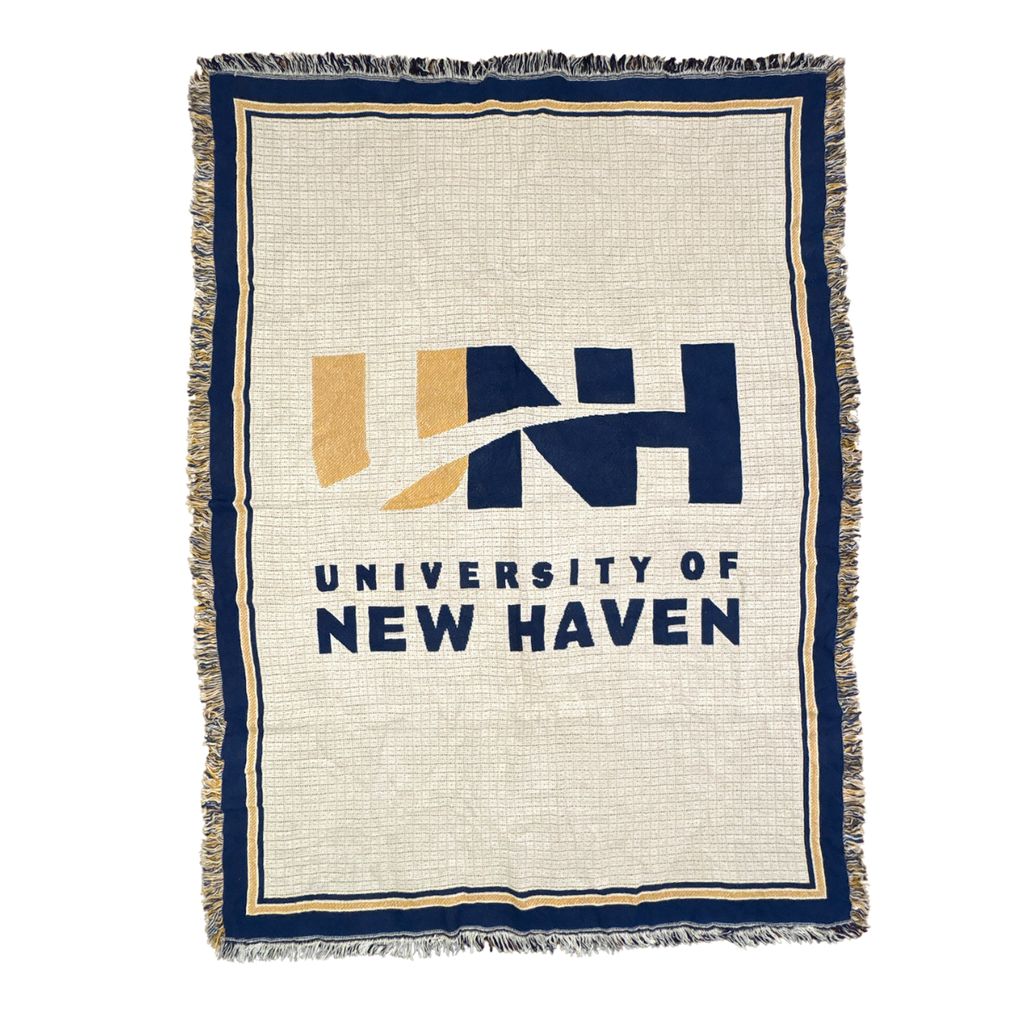 vintageラグ ブランケット マルチカバー タペストリー ニューヘイブン大学 カレッジ UNH Rug Blanket New Haven 2718