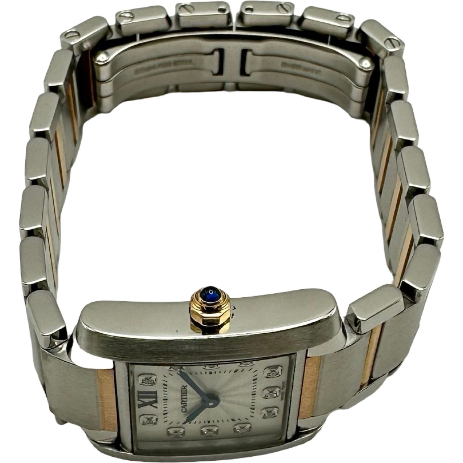 Cartier 腕時計(クォーツ) シルバー タンクフラセーズSM