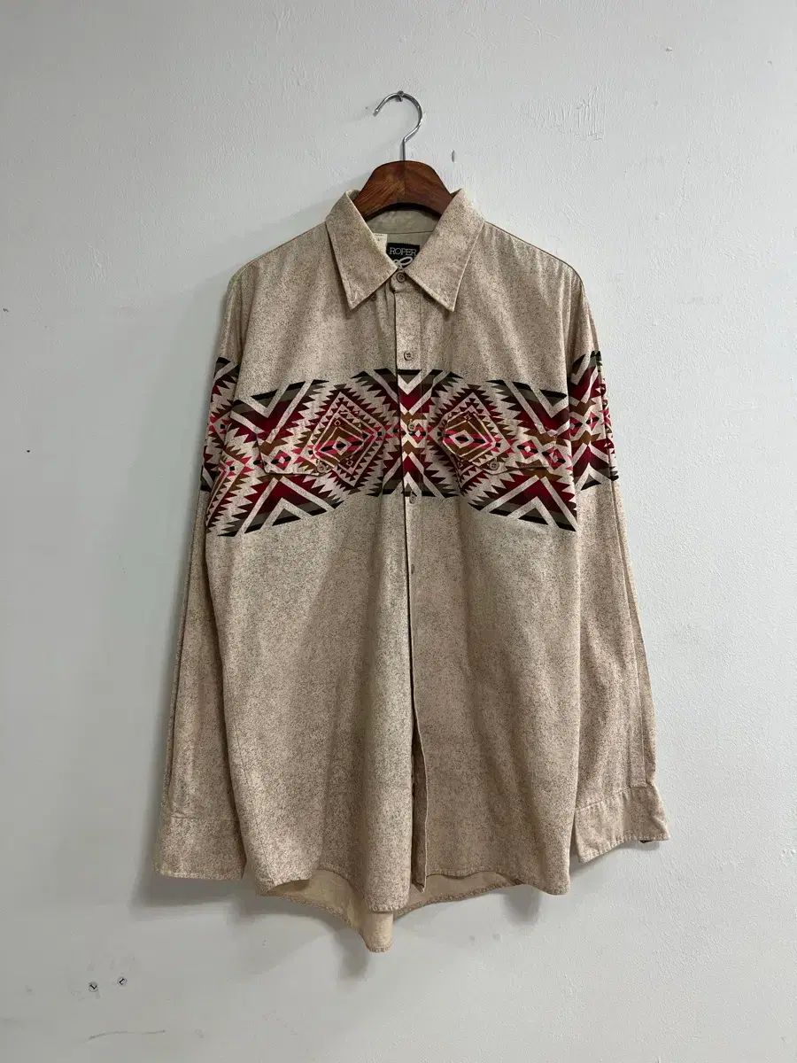 ヴィンテージ ROPER ウェスタン パターンシャツ