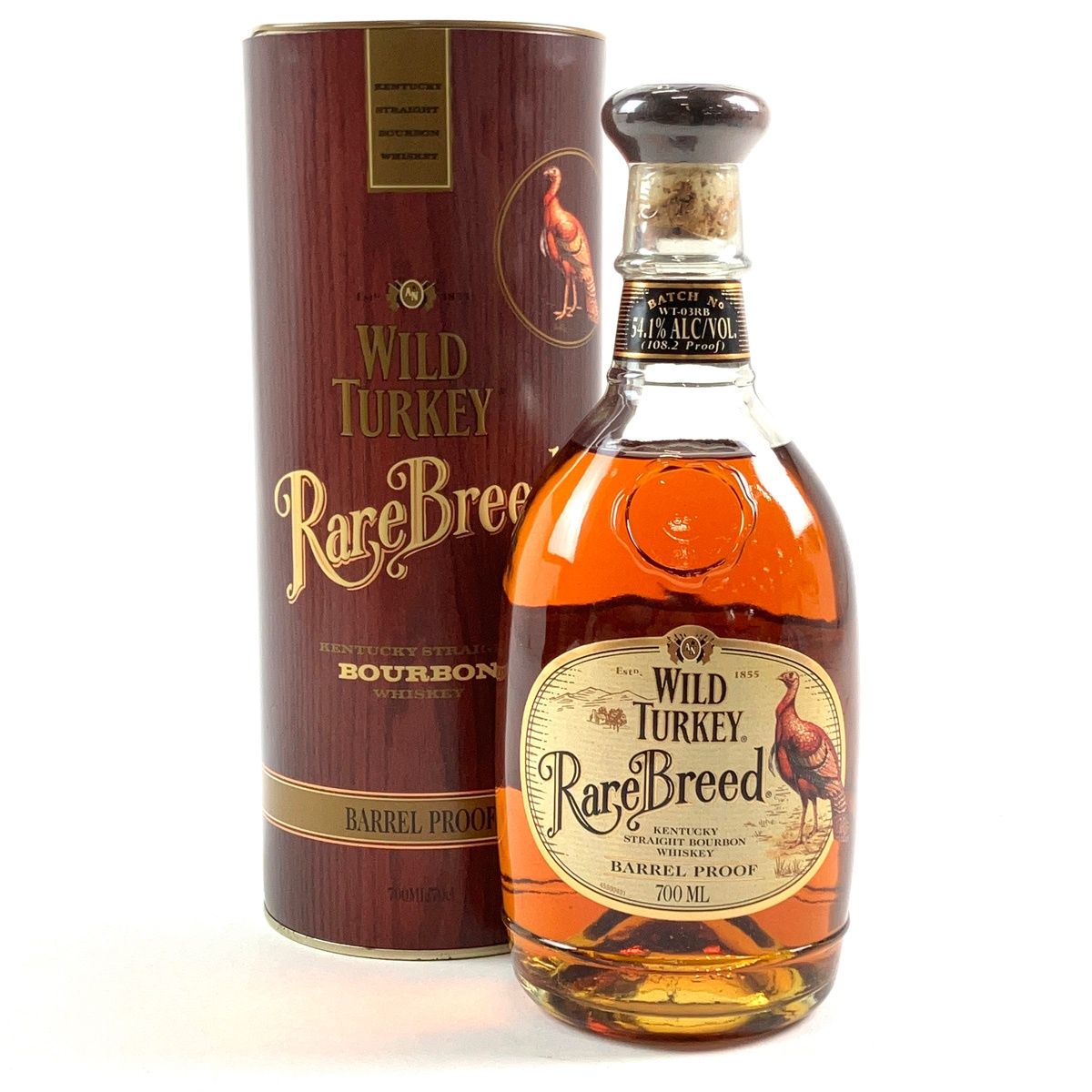 ワイルドターキー WILD TURKEY レアブリード バレルプルーフ 旧ラベル 700ml アメリカンウイスキー 【古酒】
