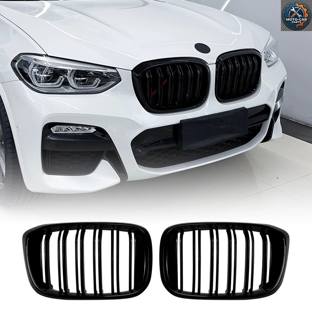 BMW X3 G04 G02 2018-2021 用 フロントキドニーグリル レーシンググリル アッパーバンパー フード ラジエーターベントカバー メッシュグリ
