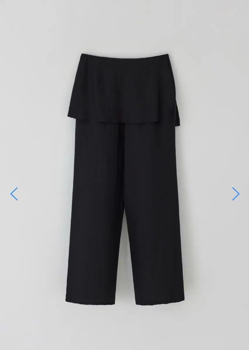 タナット 25ss レイヤード パンツ ブラック s