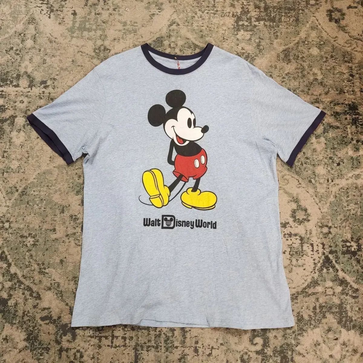 ディズニー ミッキー リンガーTシャツ