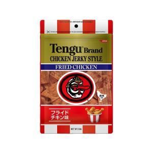 【新品・3営業日で発送】鈴商 テング チキンジャーキースタイル フライドチキン味 (2801541)【入数:24】
