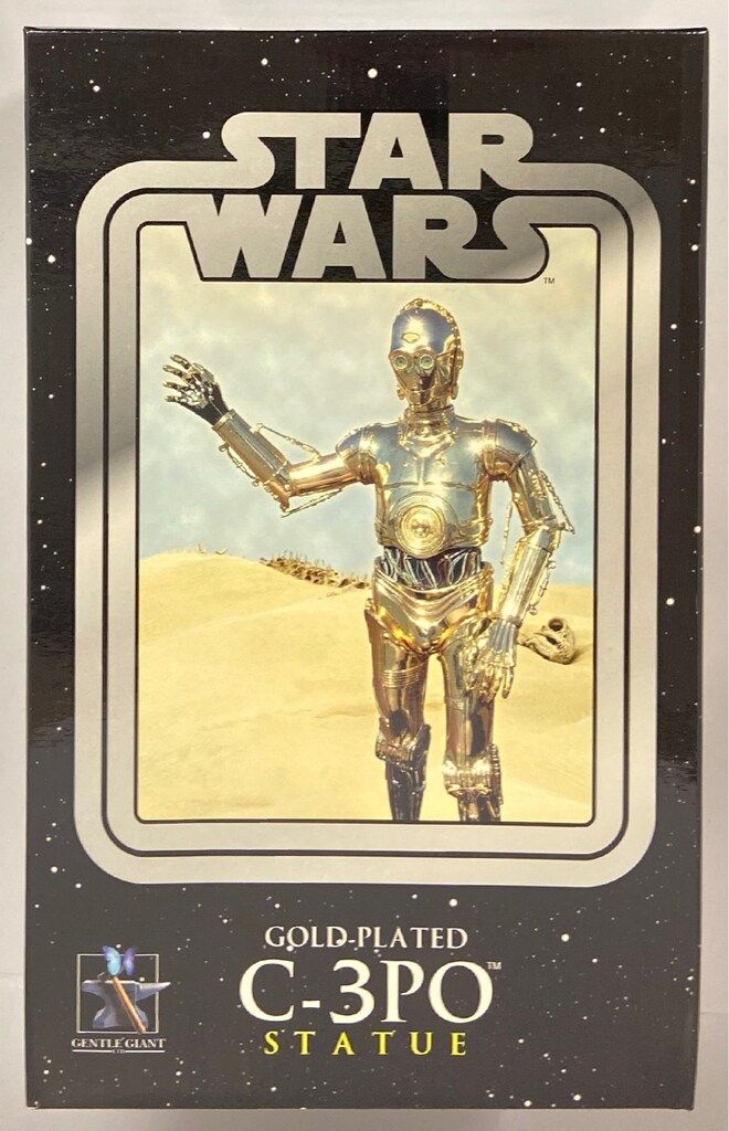GENTLE GIANT STATUE C-3PO / GOLD PLATED