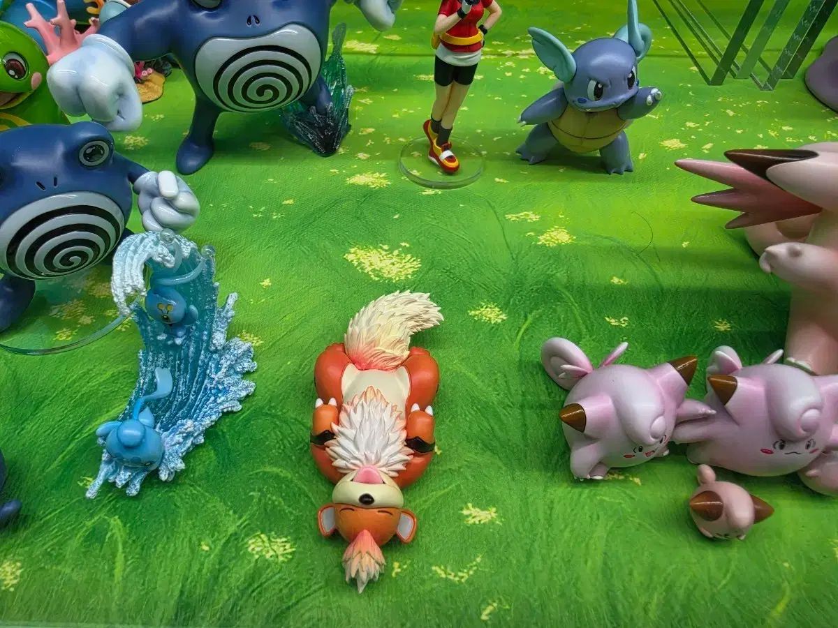 ポケットモンスター レジン スケールワールド dm 眠る ガーディ フィギュア
