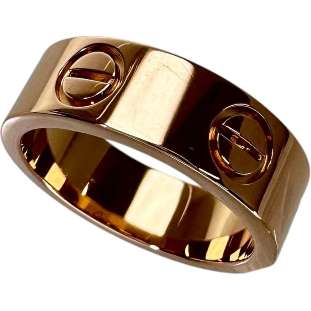 7号 【CARTIER/カルティエ】ラブリング リング・指輪 K18PGピンクゴールド 18金 6.1g #47 レディース 【中古】【真子質店】【GD】