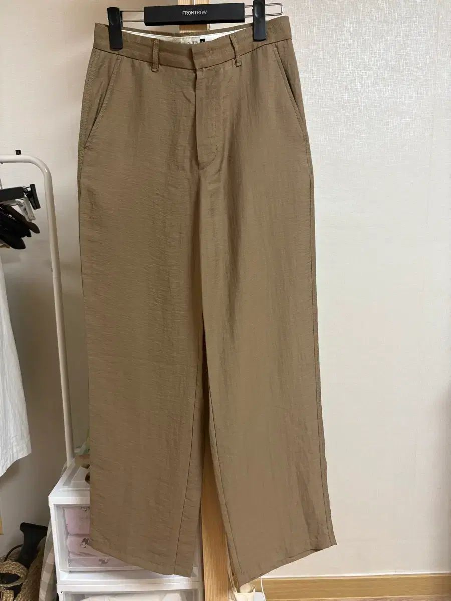FACADE PATTERN ブラウン ワイド パンツ M
