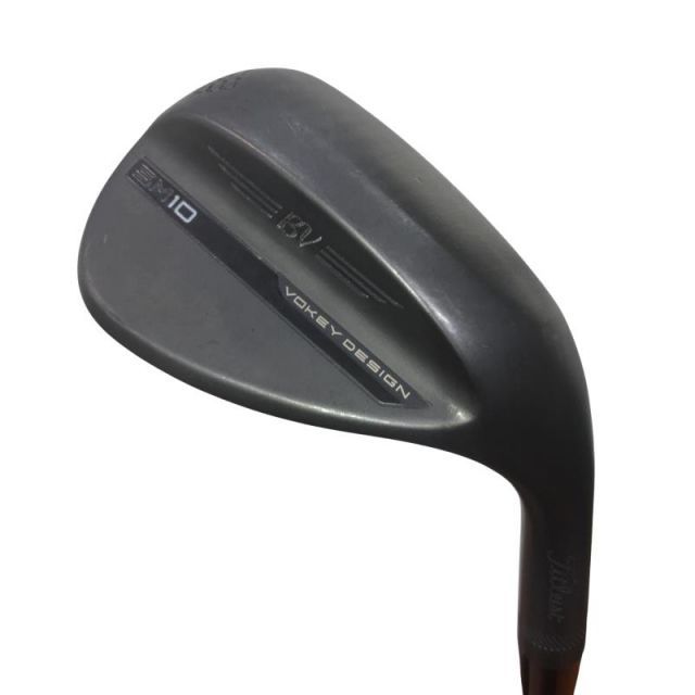 【中古】 タイトリスト VOKEY SPIN MILLED SM10 ジェットブラック 58°/08°M ウェッジ WG 純正特注シャフト (フレックスS) メンズ 男性用 右利き 右用 Cランク ゴルフクラブ