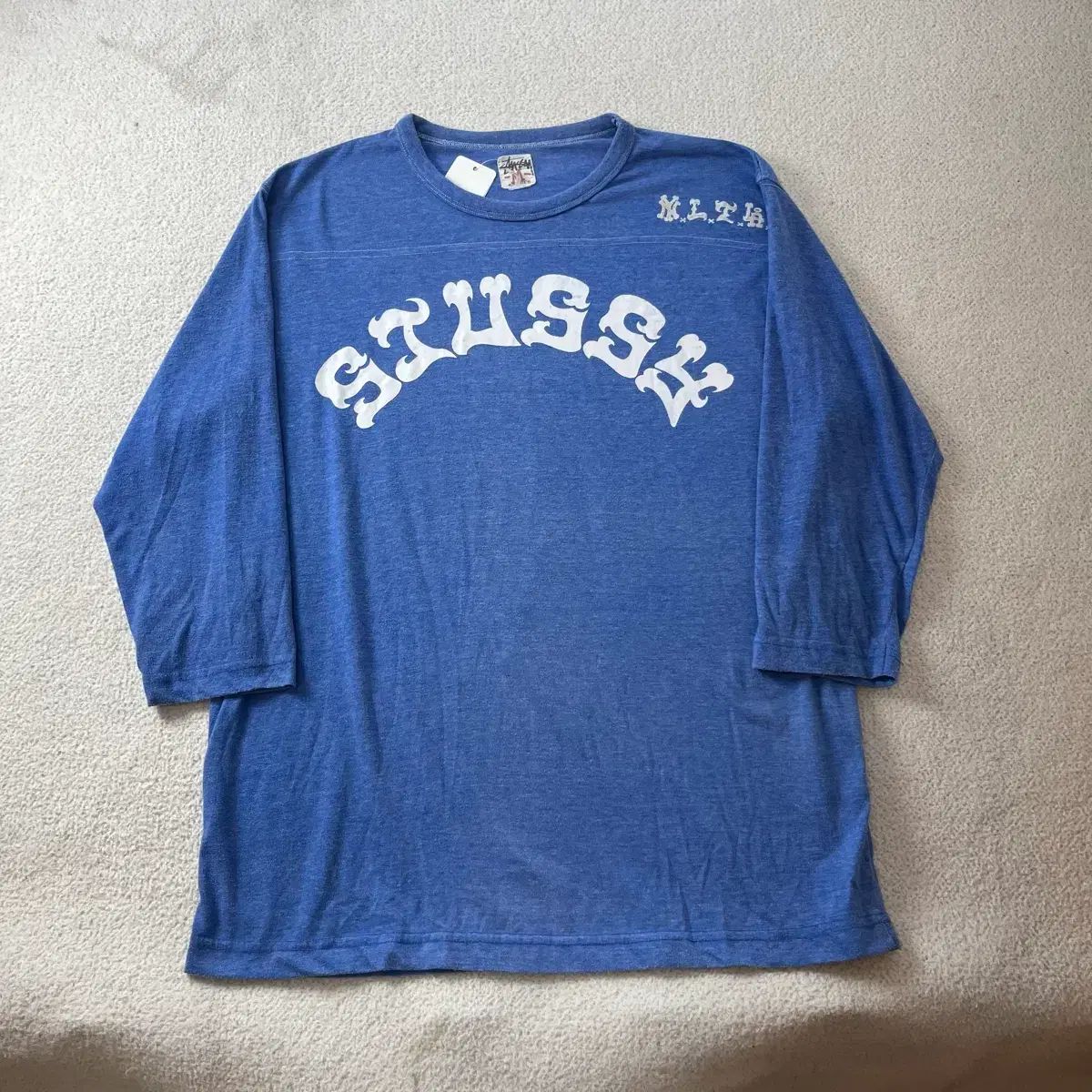 100 STUSSY 00s ヴィンテージ アメリカンフットボール ブロークコア Tシャツ