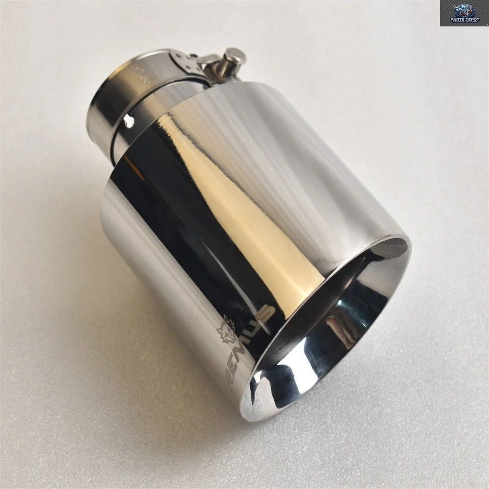 RE CAR EXHAUST レーシングエキゾーストチップ 304ステンレススチールテールパイプ装飾ノズル ステンレスマフラーテールチップ改造