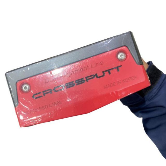 【中古】 CROSSPUTT CROSSPUTT RED BLACK LABEL(ブラック) 33インチ パター PT スチール (フレックスその他) メンズ 男性用 右利き 右用 Nランク ゴルフクラブ