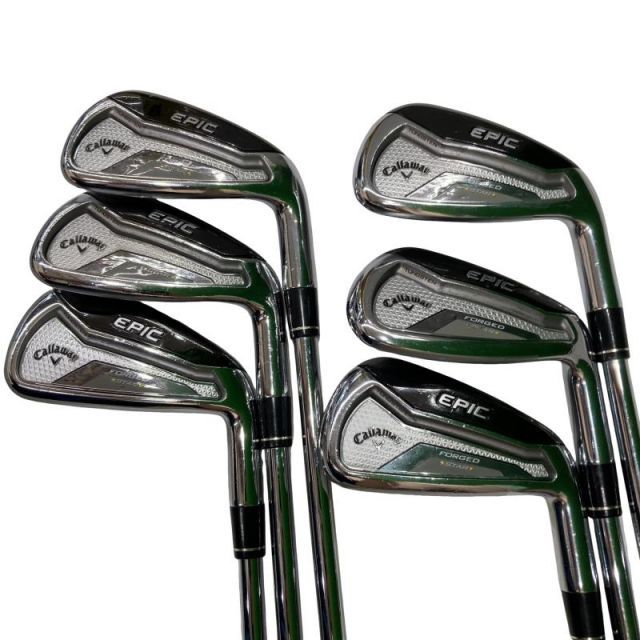 【中古】 キャロウェイ EPIC FORGED STAR 7S アイアンセット IR NS PRO ZELOS 7 (フレックスS) メンズ 男性用 右利き 右用 Cランク ゴルフクラブ