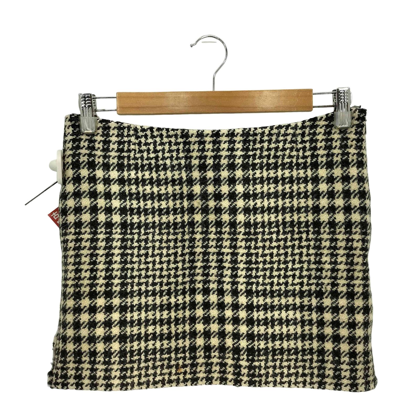 サンローランパリ SAINT LAURENT PARIS イタリア製 千鳥柄 ミニスカート レディース 表記無