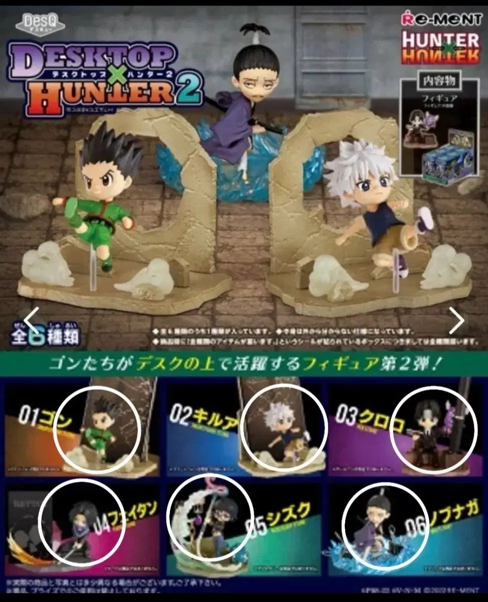 HUNTER×HUNTER デスクトップ フィギュア 2弾