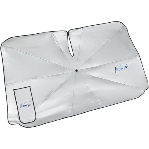ボンフォーム(BONFORM) サンシェード ファブリーズシェード 傘型L サイズ：1450×850mm カラー：シルバー 日よけ 遮光 遮熱 日焼け対策 UVカット 7609-08SIAR 3b947eb2