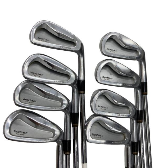【中古】 ブリヂストン TOURSTAGE TS-202 8S アイアンセット IR NS PRO 950GH (フレックスS) メンズ 男性用 右利き 右用 Cランク ゴルフクラブ