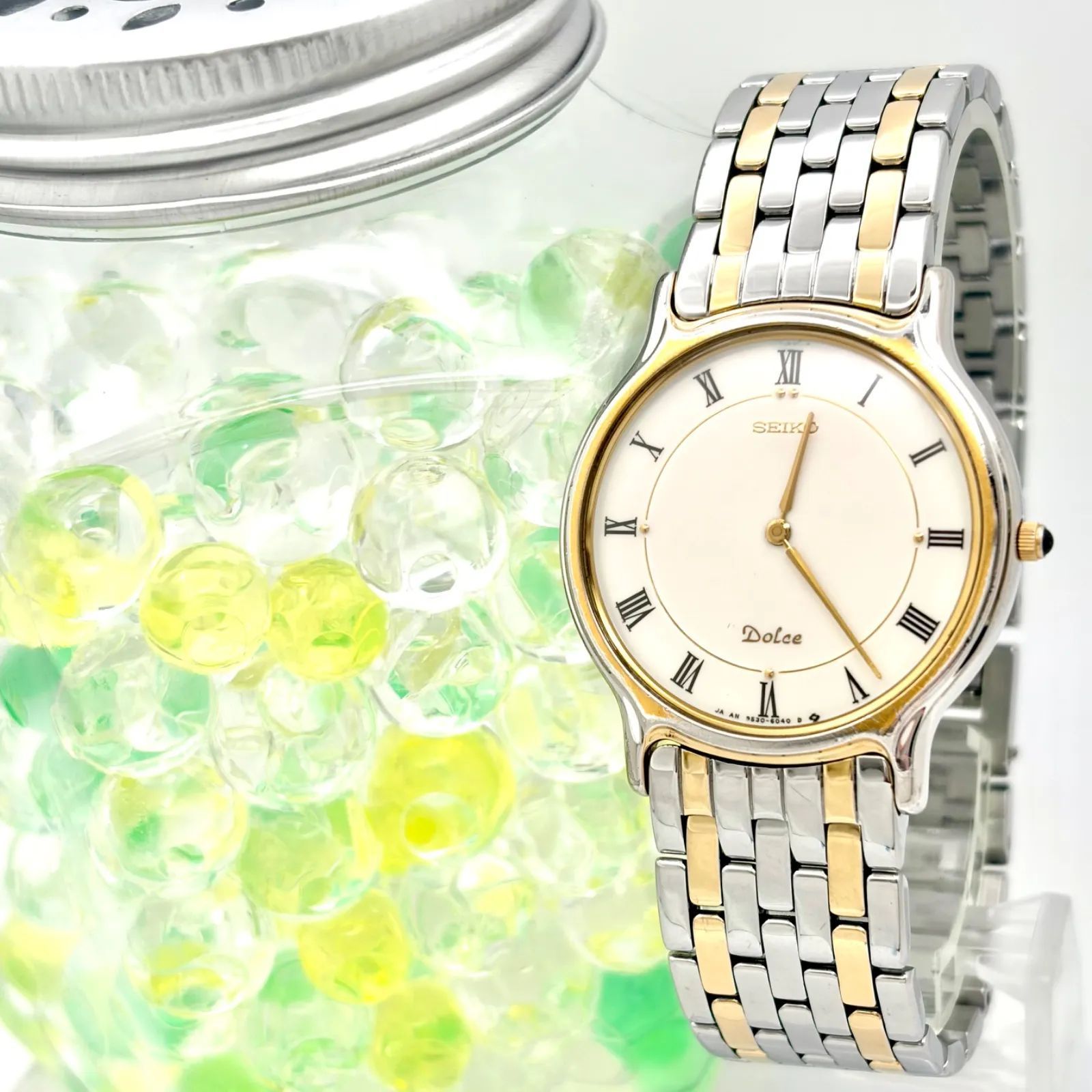 美品/新品電池】SEIKO セイコー Dolce ドルチェ メンズ 腕時計