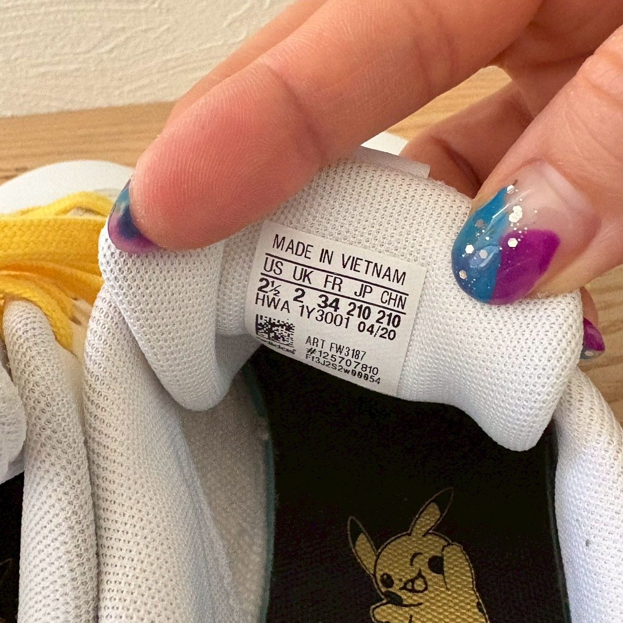 adidas アディダス × Pokemon ポケモン】コラボ スニーカー 21.0cm 34 