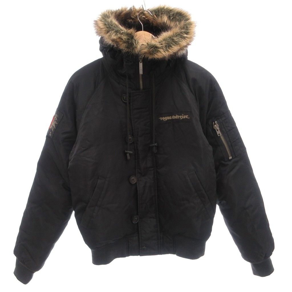 ジューシークチュール JUICY COUTURE ダウンジャケット S 黒 ブラック 