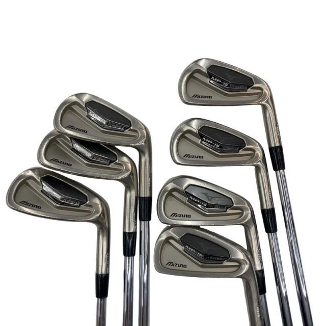 【中古】 ミズノ MP-15 7S アイアンセット IR 純正特注シャフト (フレックスX) メンズ 男性用 右利き 右用 Cランク ゴルフクラブ