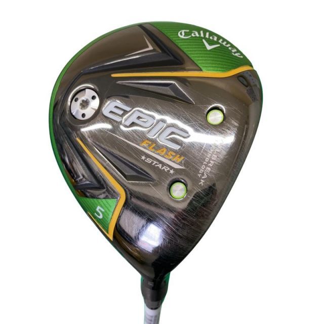 【中古】 キャロウェイ EPIC FLASH STAR 5W フェアウェイウッド FW 純正特注シャフト (フレックスS) メンズ 男性用 右利き 右用 Dランク ゴルフクラブ