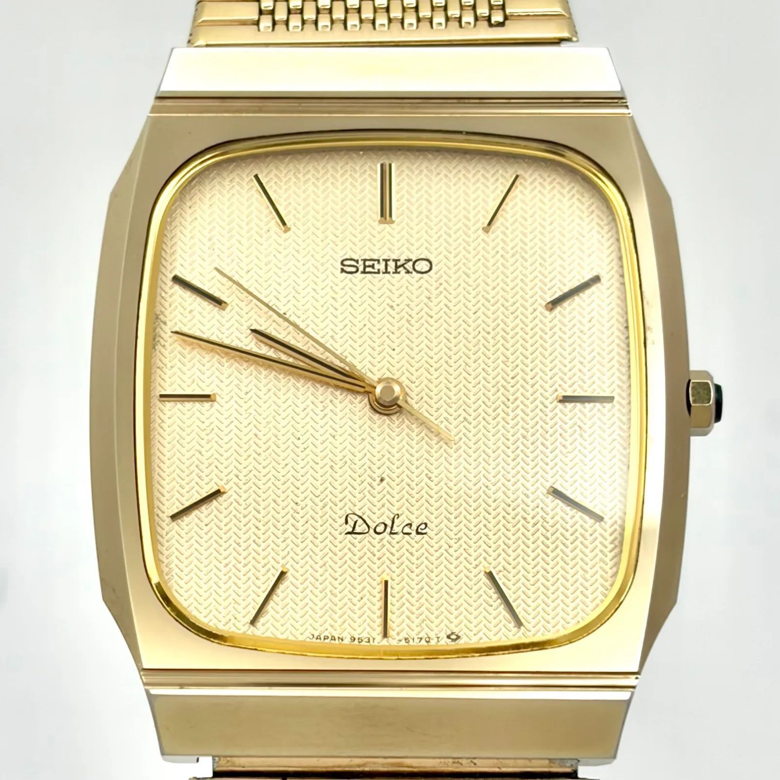 新品電池】SEIKO セイコー Dolce ドルチェ メンズ 腕時計 タングステン