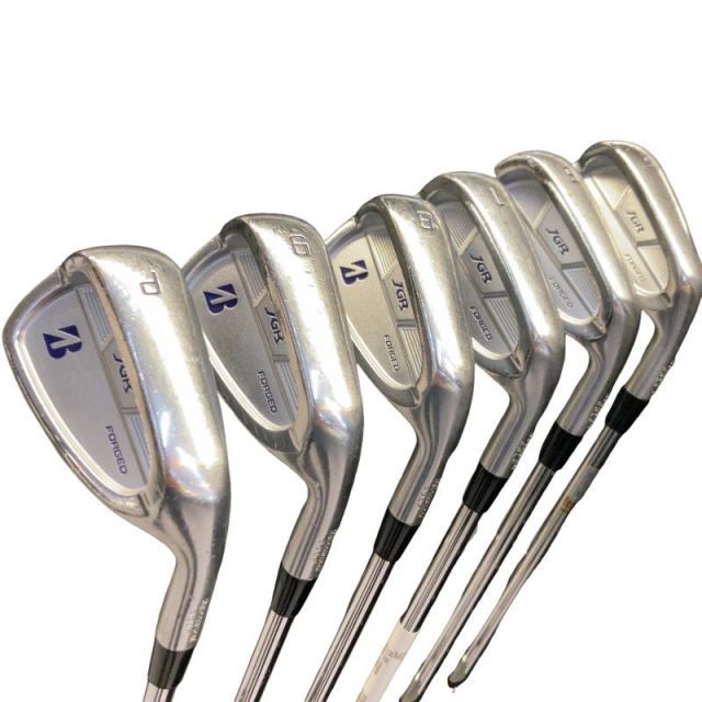 【中古】 ブリヂストン BRIDGESTONE JGR FORGED 6S アイアンセット IR XP 95 (フレックスS) メンズ 男性用 右利き 右用 Cランク ゴルフクラブ