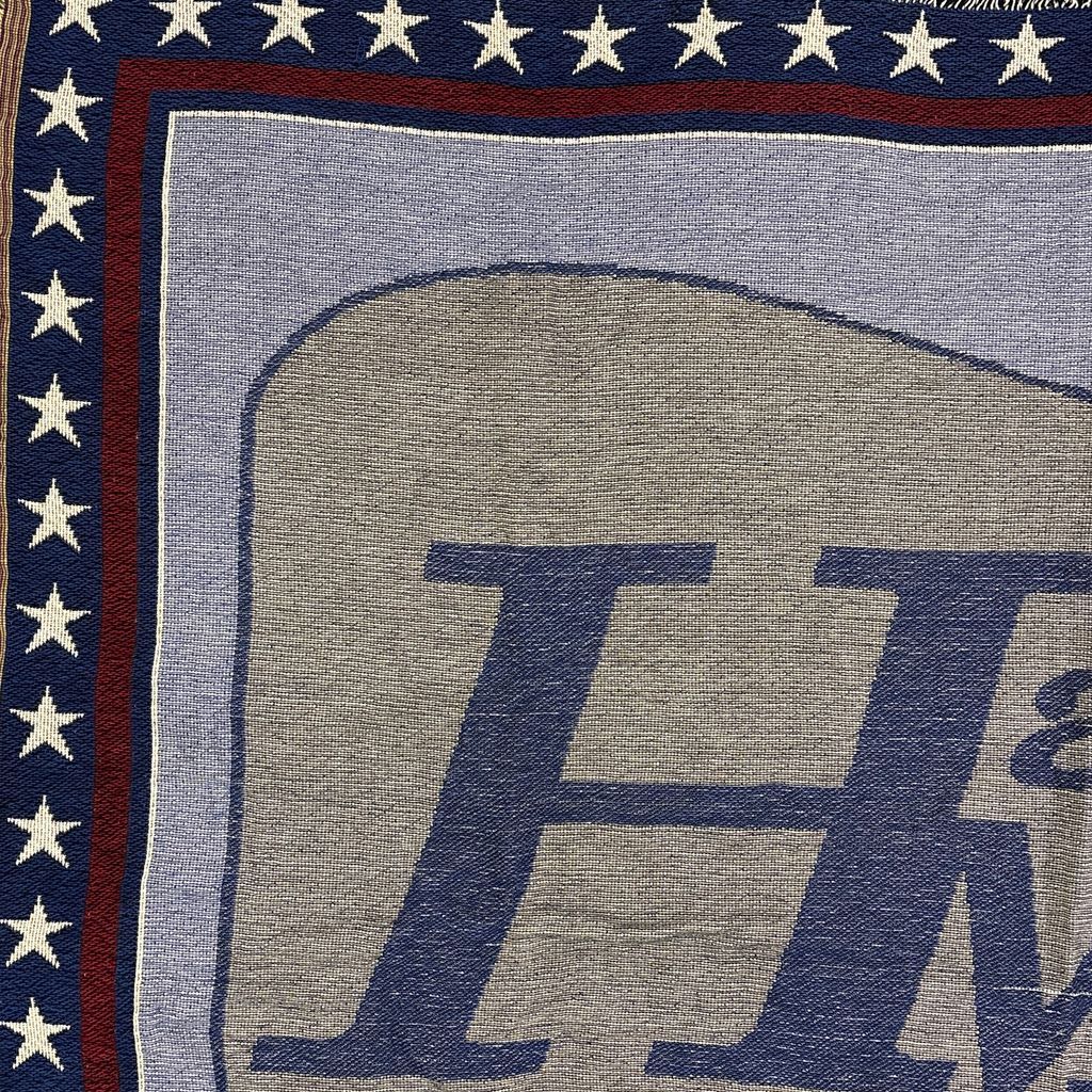 vintageラグ ブランケット マルチカバー タペストリー 80～90s USA製 ハムリックミルズ Blanket Hamrick Mills 2786
