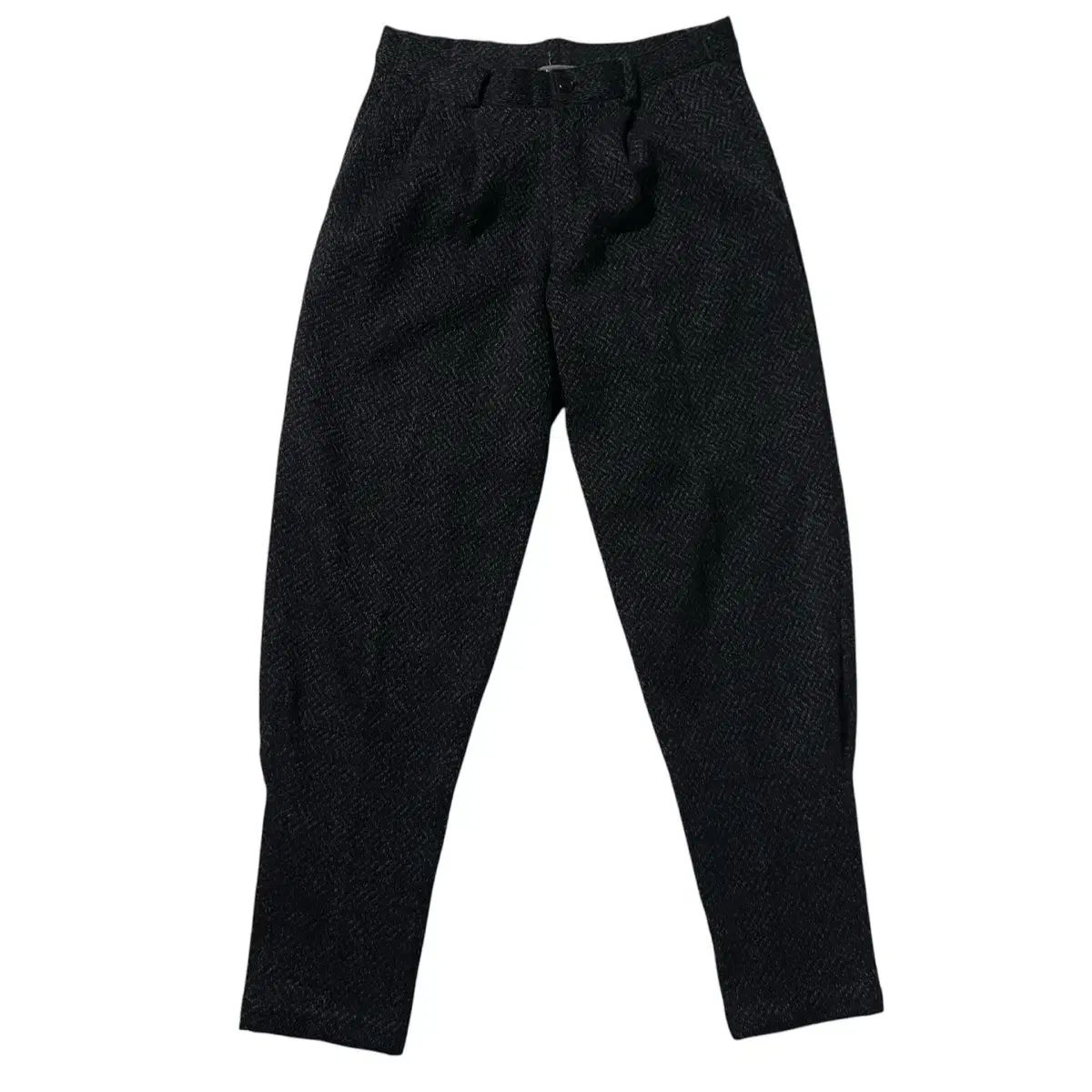 M ISSEY MIYAKE ヘリンボーン ウール ブレンド ツータック スラックス