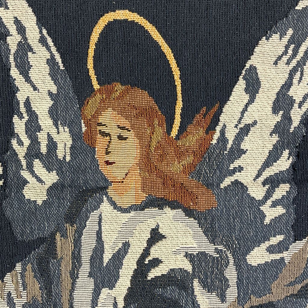 vintageラグ ブランケット マルチカバー タペストリー ニーバーの祈り