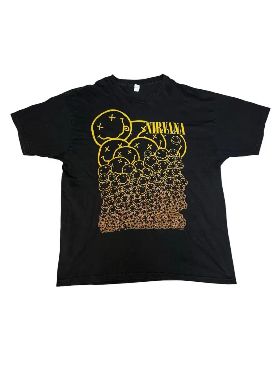 ヴィンテージ 00s NIRVANA(ニルヴァーナ) MULTI SMILE Tシャツ XL