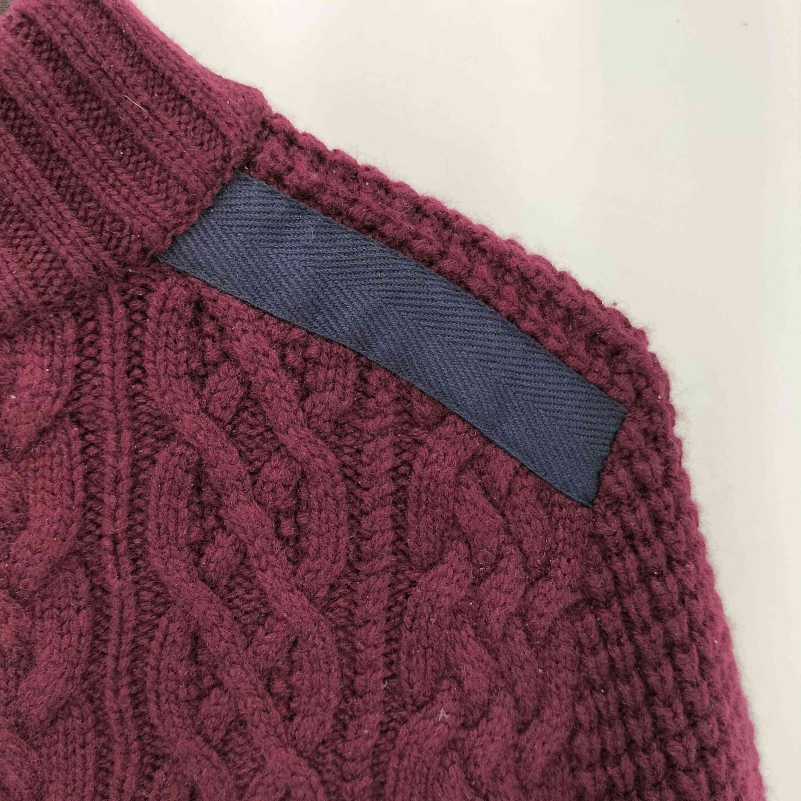 sacai サカイ　ケーブルニット サカイ Sacai Cable Knit Mock Neck Sweater ケーブルニット モック