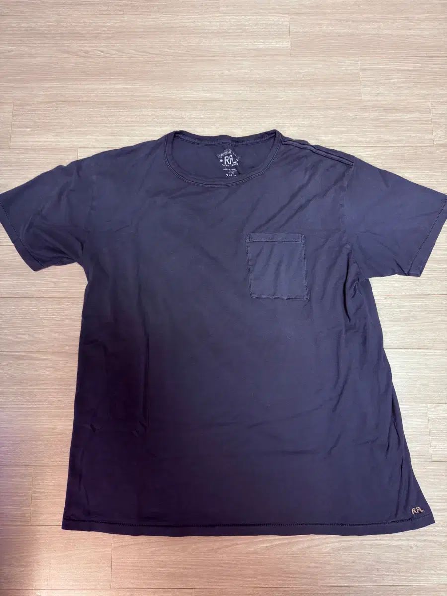 RRL(ダブルアールエル) ガーメントダイング ポケット Tシャツ XL