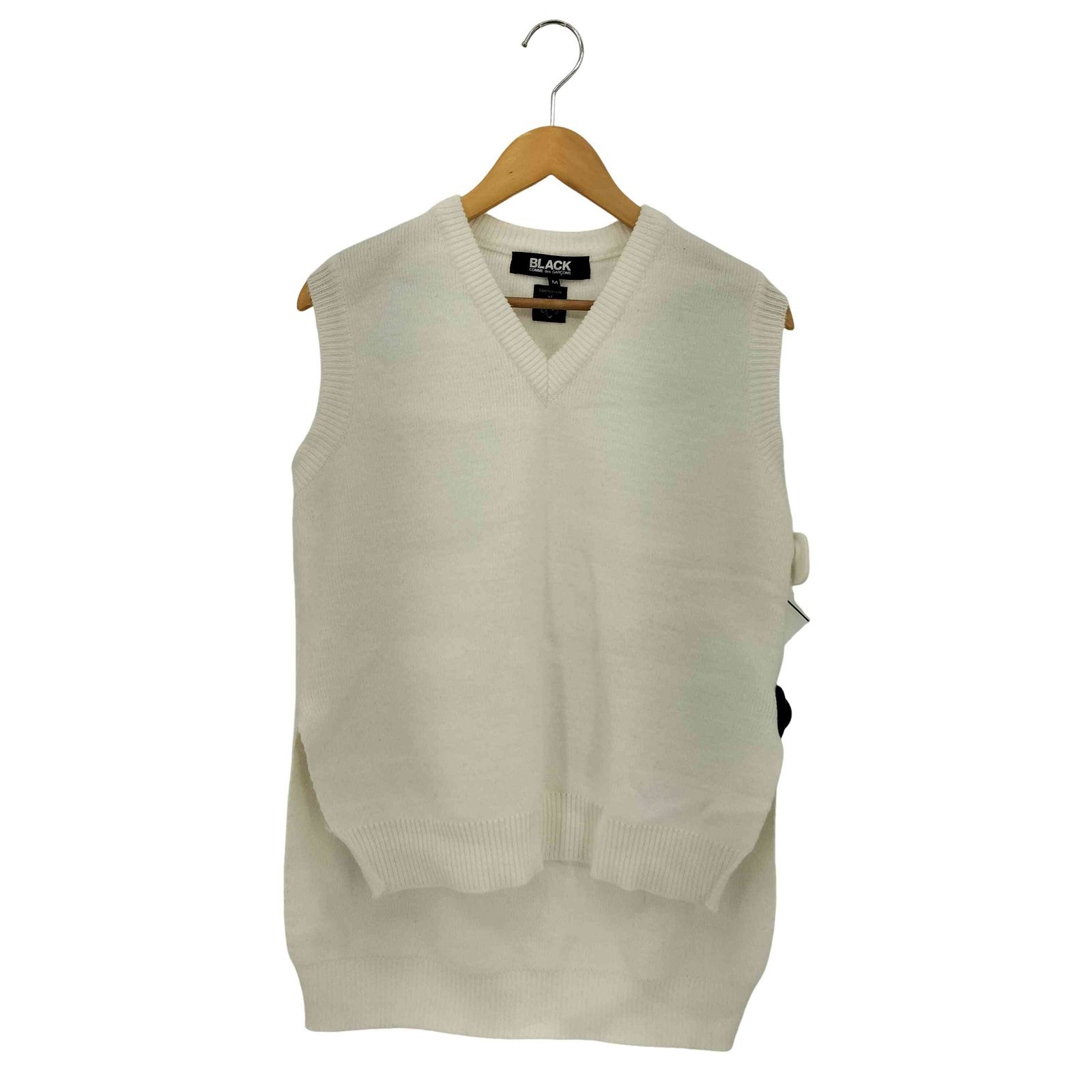 BLACK COMME des GARCONS / ブラックコムデギャルソン | 2021SS | LOCHAVEN of SCOTLAND アクリル ニット ベスト | L | ホワイト | メンズ ブラックコムデギャルソン BLACK COMME des GARCONS 21SS LOCHAVEN of