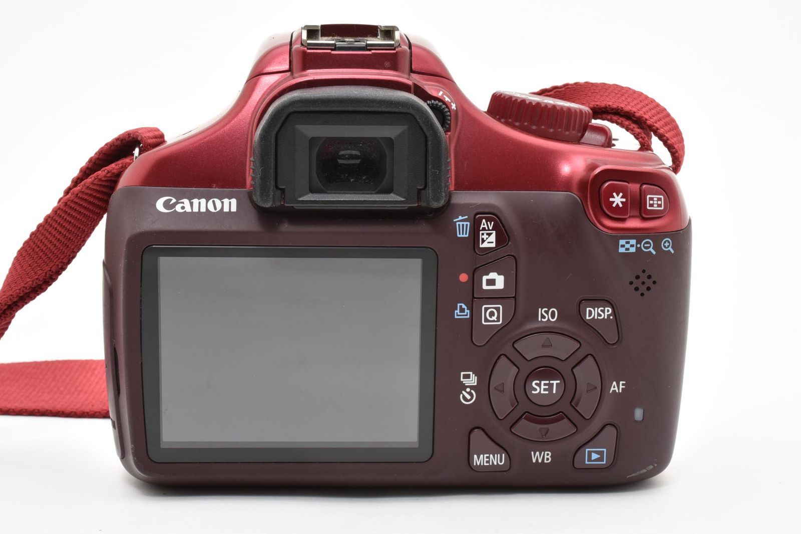 キヤノン CANON EOS KISS X50 レッド ボディ☆ショット回数6500回