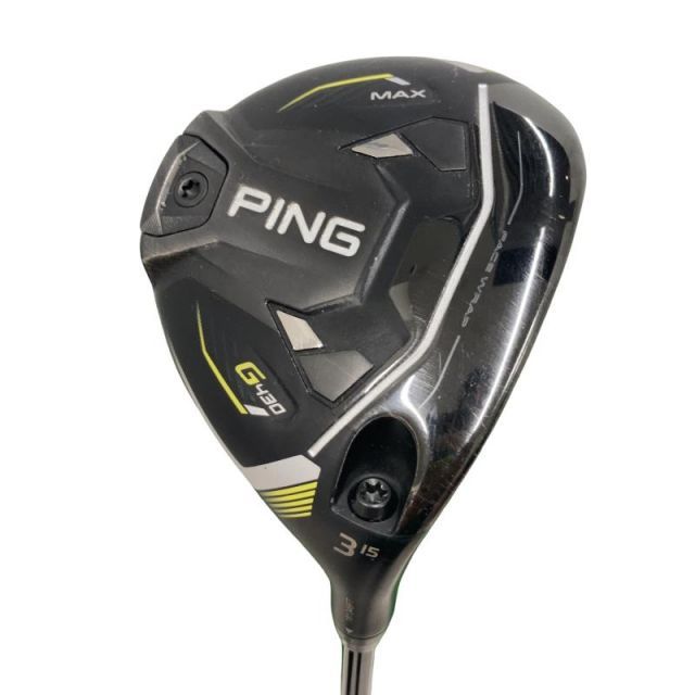 【中古】 ピン G430 MAX 3W フェアウェイウッド FW 純正特注シャフト (フレックスS) メンズ 男性用 右利き 右用 Cランク ゴルフクラブ