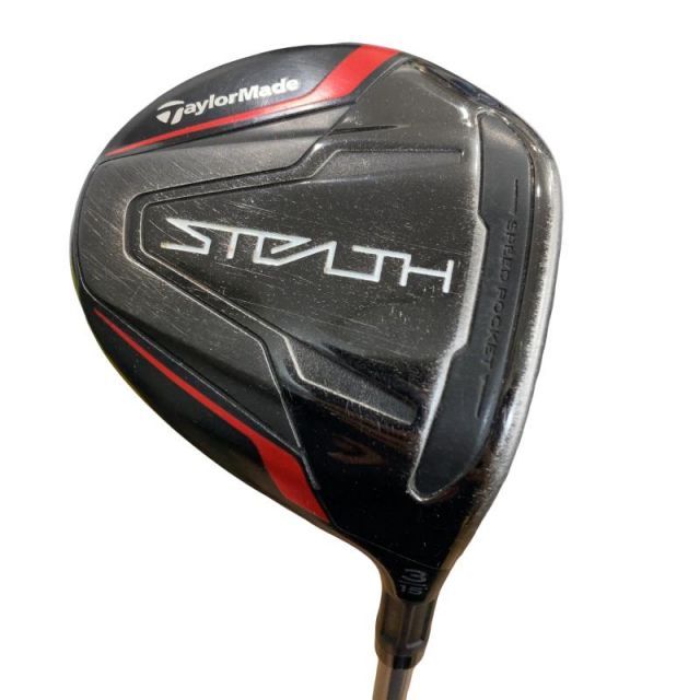 【中古】 テーラーメイド STEALTH 3W フェアウェイウッド FW 純正特注シャフト (フレックスS) メンズ 男性用 右利き 右用 Cランク ゴルフクラブ
