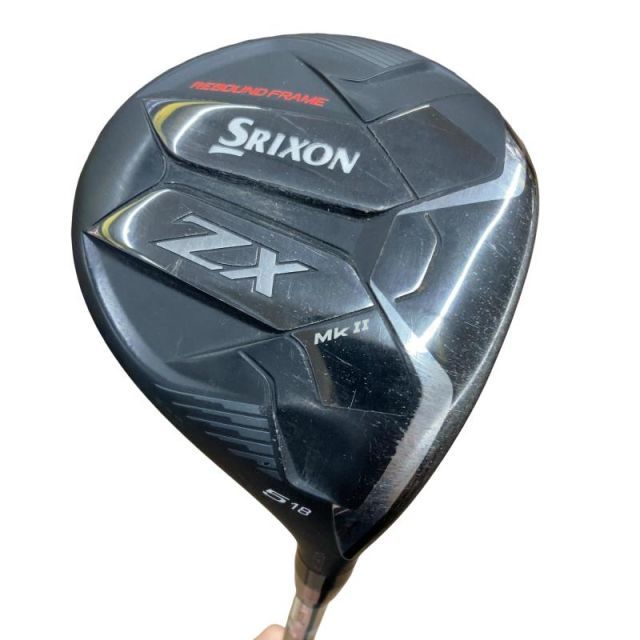 【中古】 ダンロップ SRIXON ZX Mk II 5W フェアウェイウッド FW Diamana ZX-II 50 (フレックスS) メンズ 男性用 右利き 右用 Cランク ゴルフクラブ