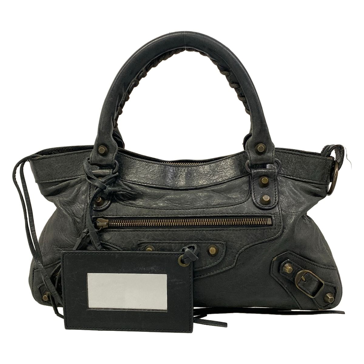 BALENCIAGA(バレンシアガ) ハンドバッグ ザ・ファースト 103208 ダークグリーン レザー