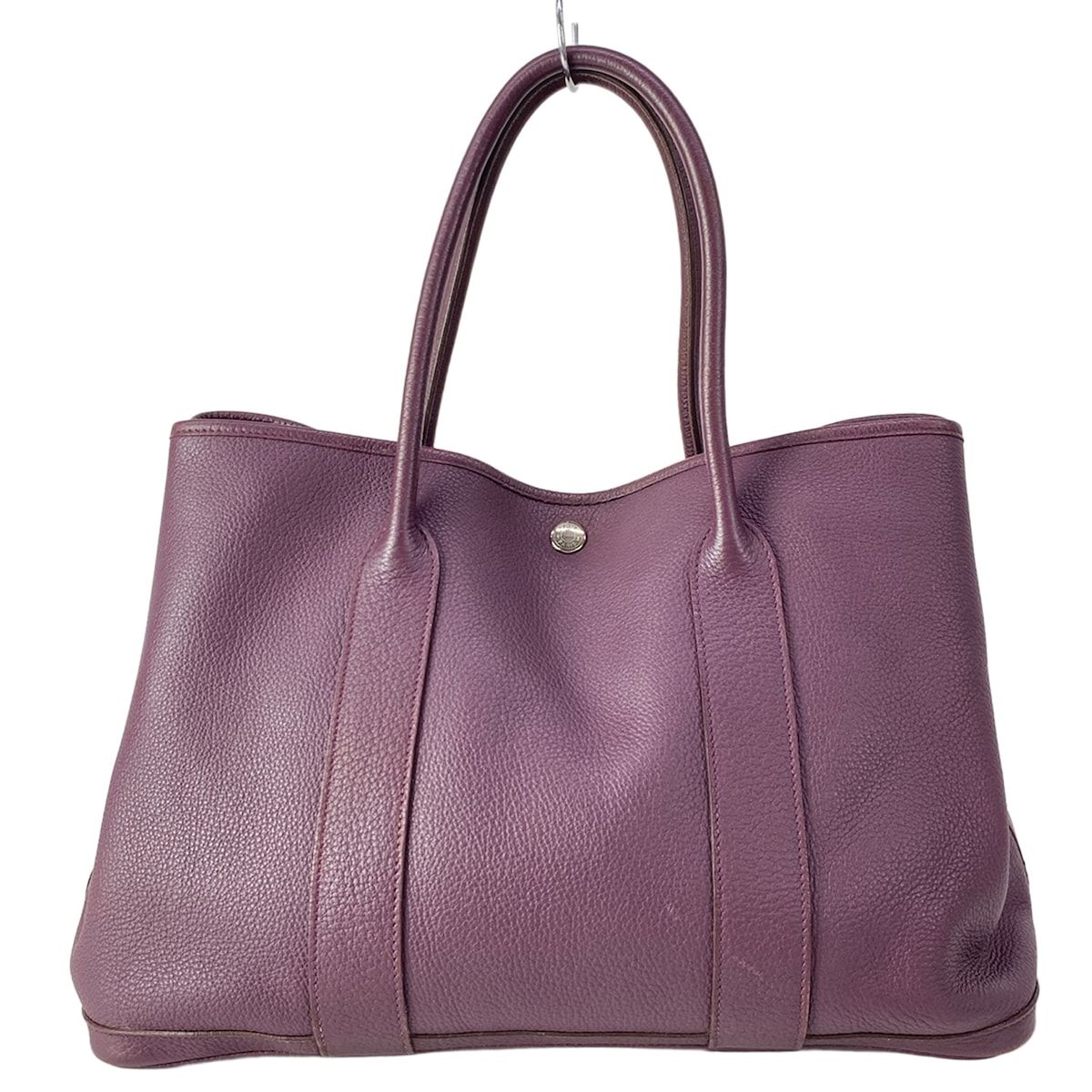HERMES(エルメス) トートバッグ ガーデンパーティPM カシス シルバー金具