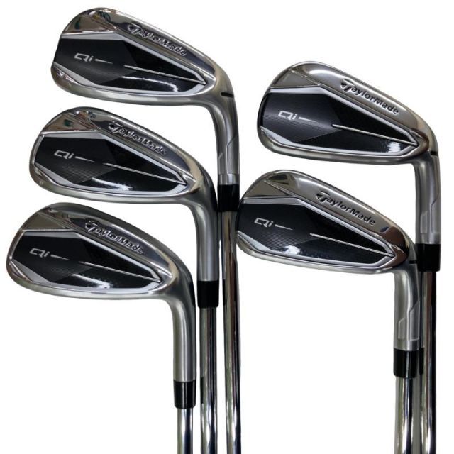 【中古】 テーラーメイド Qi 5S アイアンセット IR 純正特注シャフト (フレックスR) メンズ 男性用 右利き 右用 Cランク ゴルフクラブ